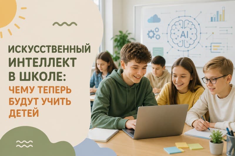Искусственный интеллект в школе: чему теперь будут учить детей