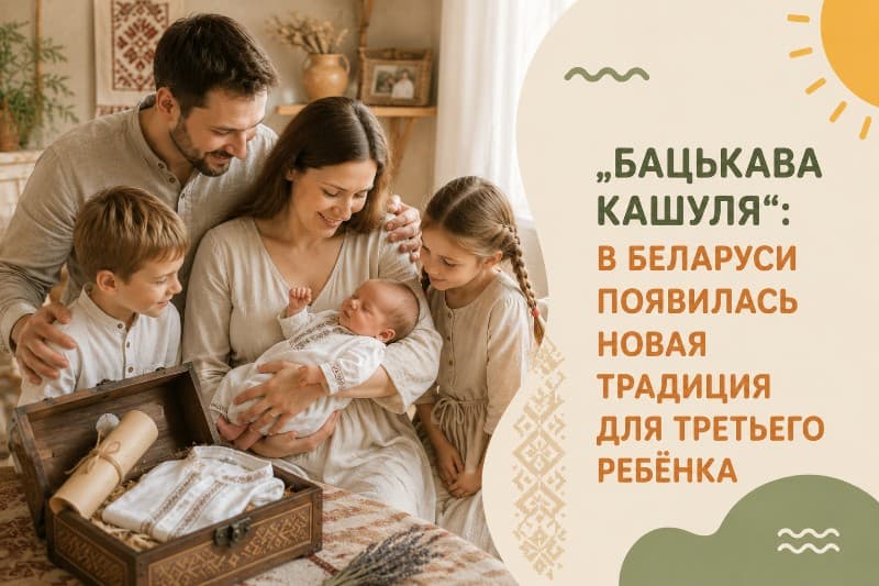 «Бацькава кашуля»: в Беларуси появилась новая традиция для третьего ребёнка