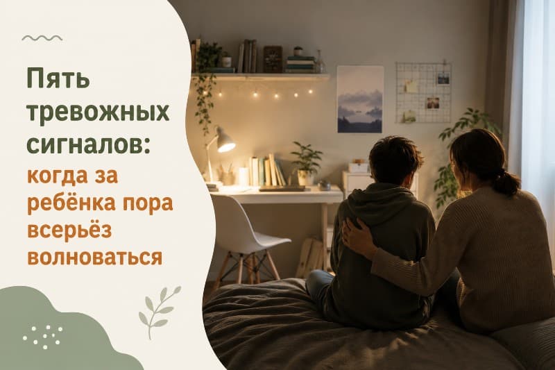 Пять тревожных сигналов: когда за ребёнка пора всерьёз волноваться