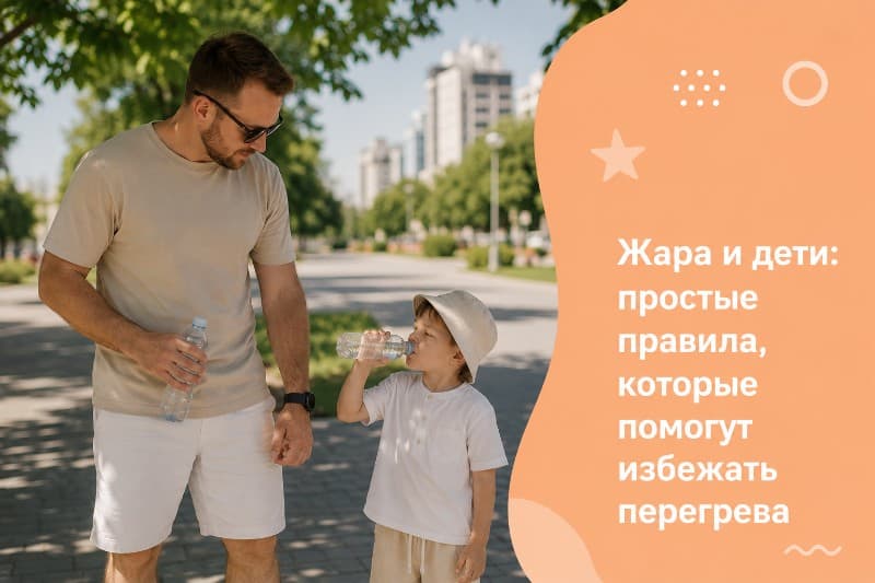 Жара и дети: простые правила, которые помогут избежать перегрева
