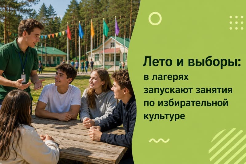 Лето и выборы: в лагерях запускают занятия по избирательной культуре