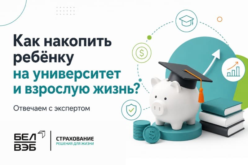 Как накопить ребёнку на университет и взрослую жизнь. Советы и решения от эксперта «БелВЭБ Страхование»