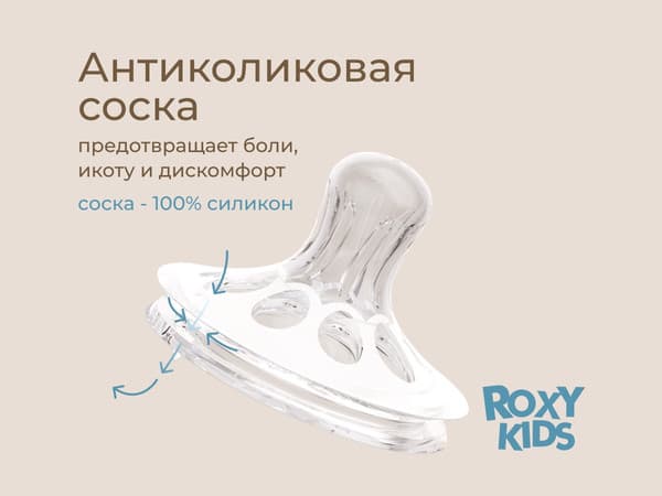 Бутылочка для кормления ROXY-KIDS Natural / RBTL-004-I 6