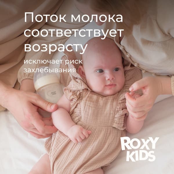 Набор сосок ROXY-KIDS Natural / RBTL-004-S 4