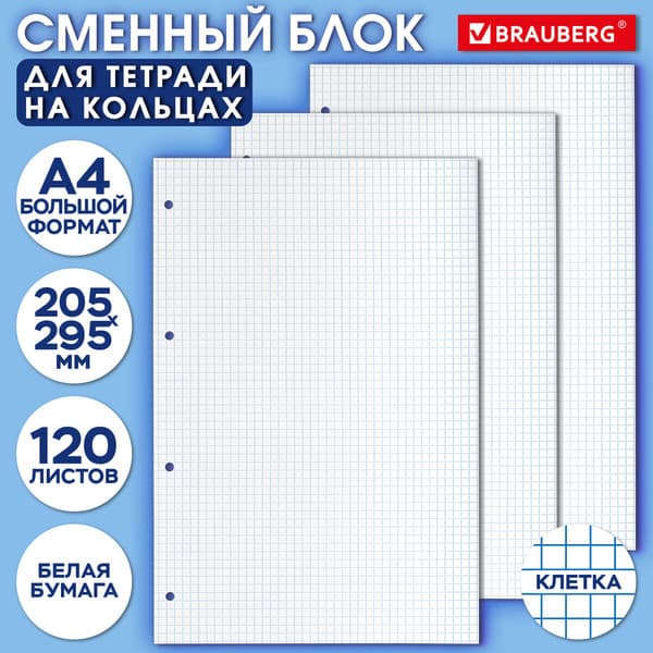 Сменный блок листов Brauberg А4 / 404518 2