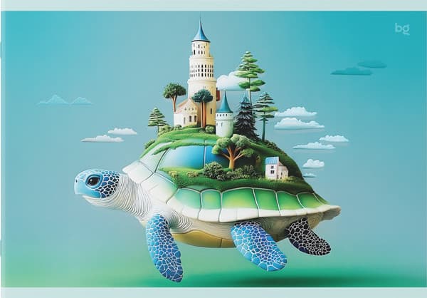 Альбом для рисования BG Где спят океаны А4 / АР4ск40_пл 06077