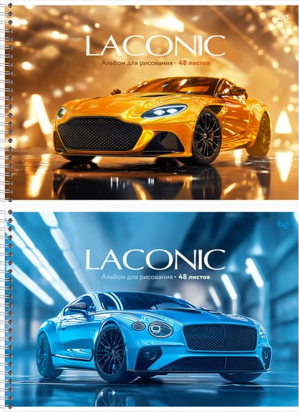 Альбом для рисования BG Laconic А4 / АР4гр48_вл 08650 2