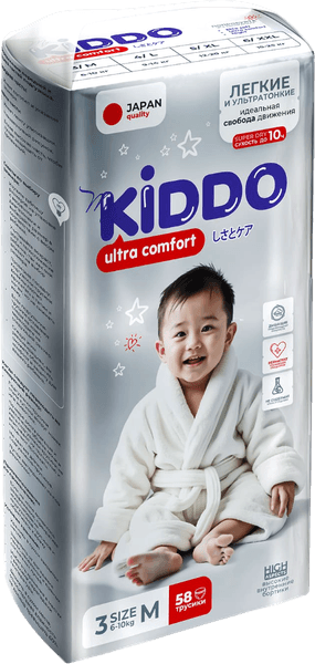 Подгузники-трусики детские MyKiddo Ultra Comfort M 6-10кг