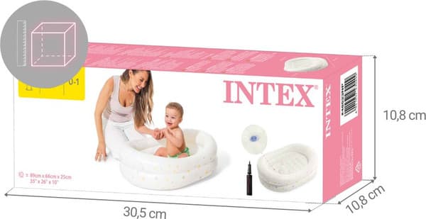 Ванночка надувная детская Intex 48523NP 3
