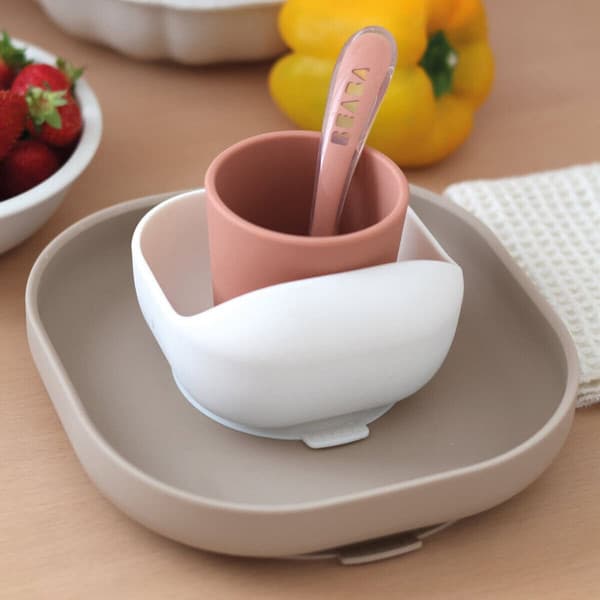 Набор посуды для кормления Beaba Coffret Repas Silic Terracotta 913602 9