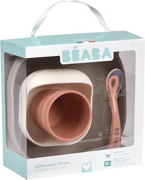 Набор посуды для кормления Beaba Coffret Repas Silic Terracotta 913602 7