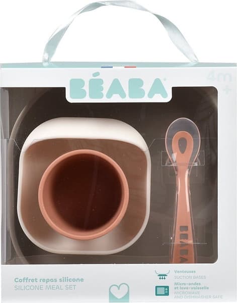 Набор посуды для кормления Beaba Coffret Repas Silic Terracotta 913602 6