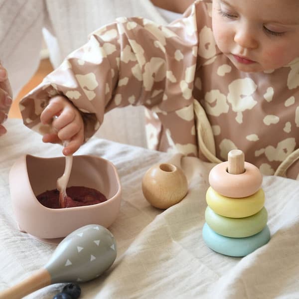 Тарелка для кормления Beaba Silicone Suction Bowl Cotton 913612 6
