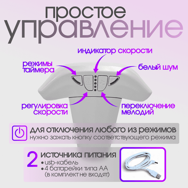 Качели для новорожденных Bubago Mastela / BG 197-2 2