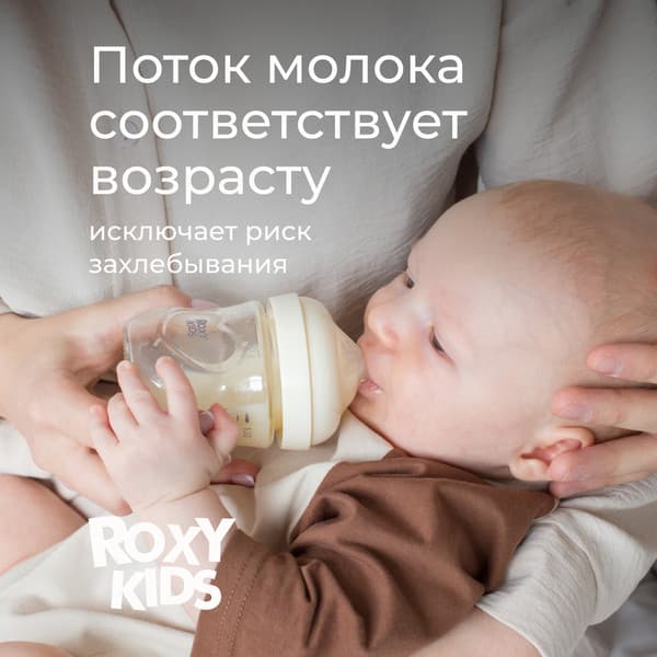 Бутылочка для кормления ROXY-KIDS Natural RBTL-007-GLA-I 5