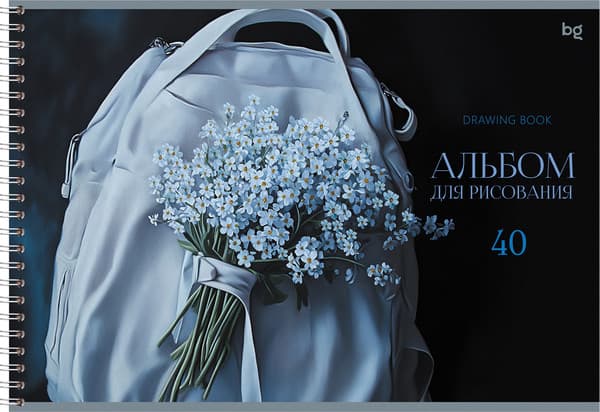 Альбом для рисования BG Нежный букет / АР4гр40 08645