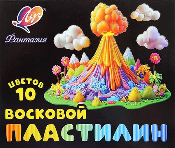 Пластилин восковой ЛУЧ Фантазия / 35С 2301-08