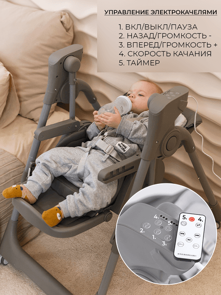 Стульчик для кормления Martin Noir Cloud 10