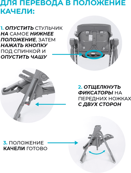 Стульчик для кормления Martin Noir Cloud 7