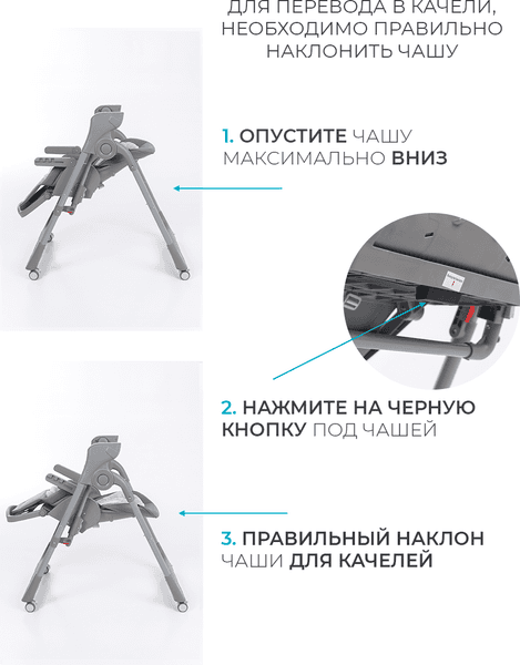 Стульчик для кормления Martin Noir Cloud 9