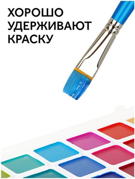 Кисть для рисования ГАММА Cинтетика №20 / 280618.08.020 6
