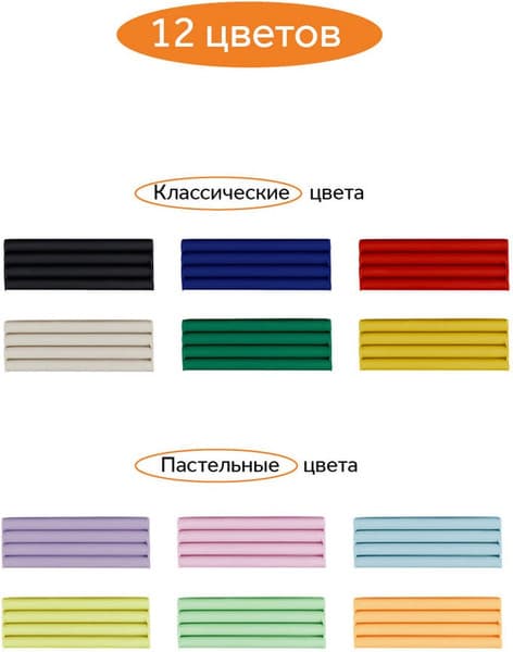 Пластилин ГАММА Оранжевое солнце / 130520208 6