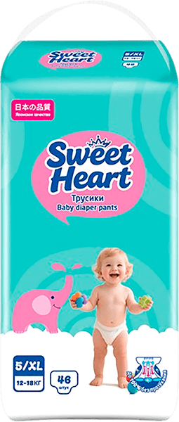 Подгузники-трусики детские Sweet Heart 12-18кг