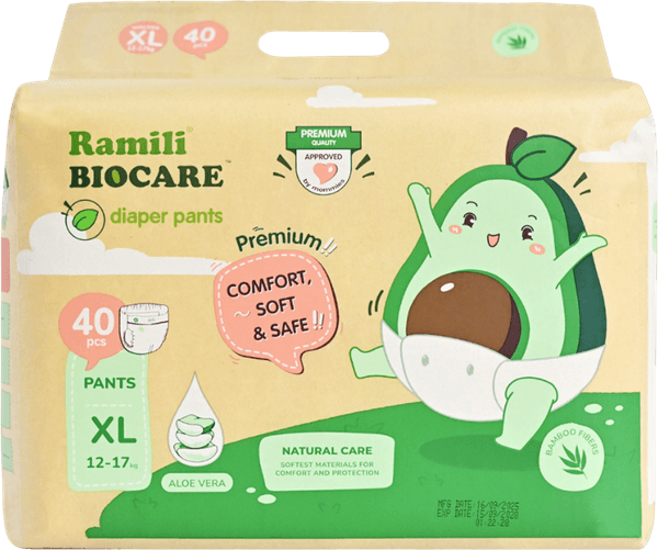 Подгузники-трусики детские Ramili Biocare X-Large / XLP40