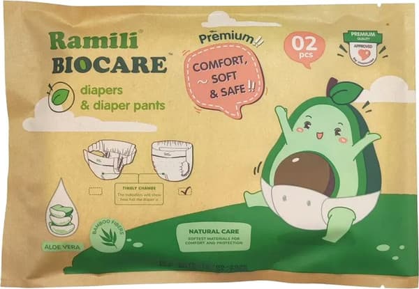 Подгузники-трусики детские Ramili Biocare X-Large / XLP2