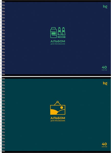 Альбом для рисования BG Минимализм / АР4гр40 08646 2