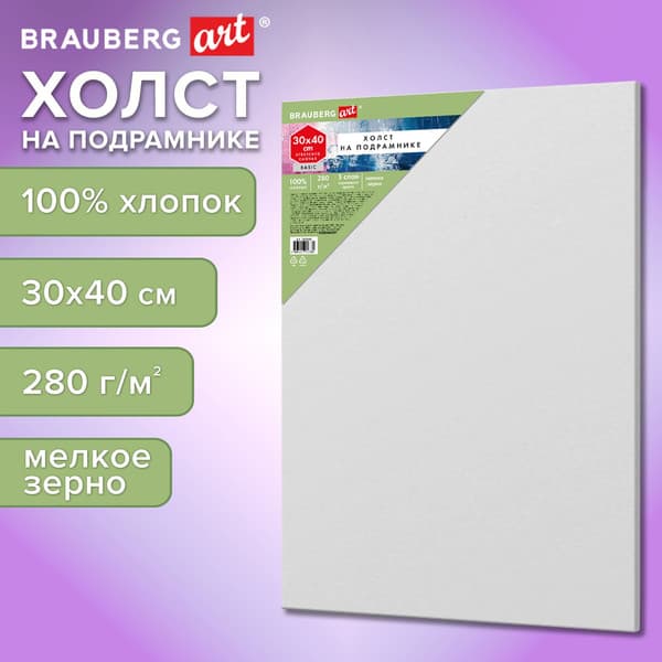 Набор холстов для рисования Brauberg Art Basic / 192666 2