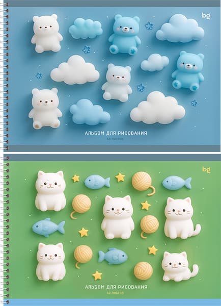 Альбом для рисования BG Игрушки / АР4гр40 06801 2