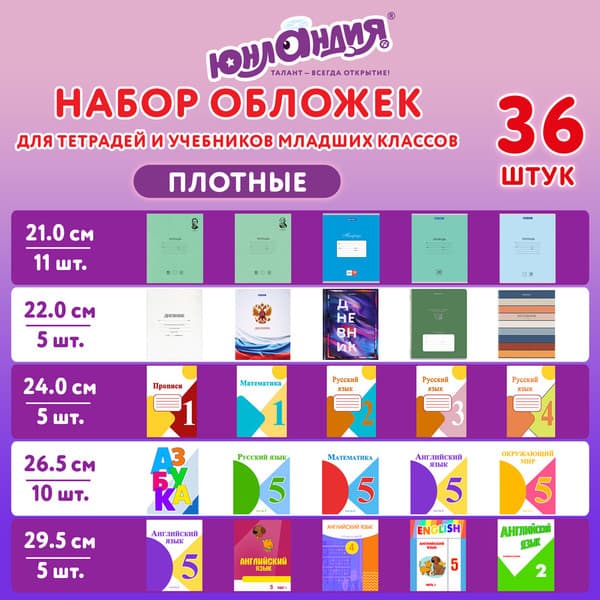 Набор обложек Юнландия 274116 7