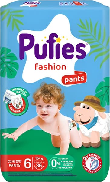 Подгузники-трусики детские Pufies Pants Fashion Extra Large 15+кг
