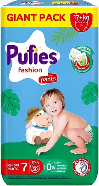 Подгузники-трусики детские Pufies Pants Fashion Extra Large Plus 17+кг