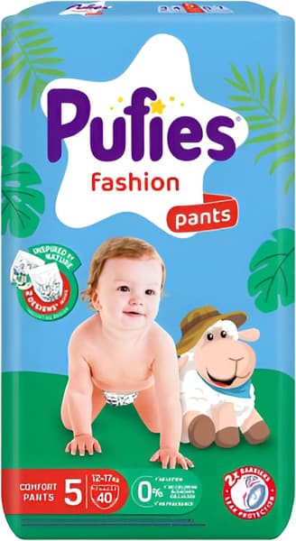 Подгузники-трусики детские Pufies Pants Fashion Junior 12-17кг
