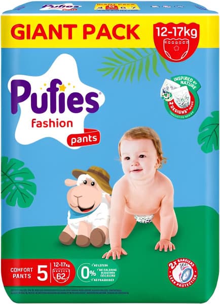 Подгузники-трусики детские Pufies Pants Fashion Junior 12-17кг