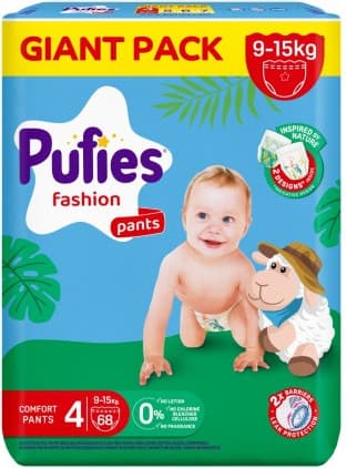 Подгузники-трусики детские Pufies Pants Fashion Maxi 9-15кг