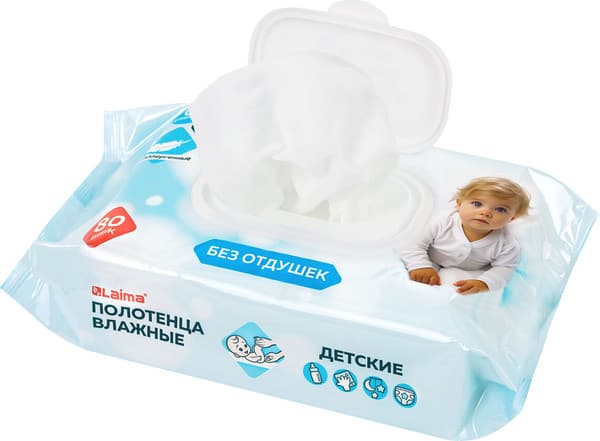 Влажные салфетки детские Laima Kids / 116526 5