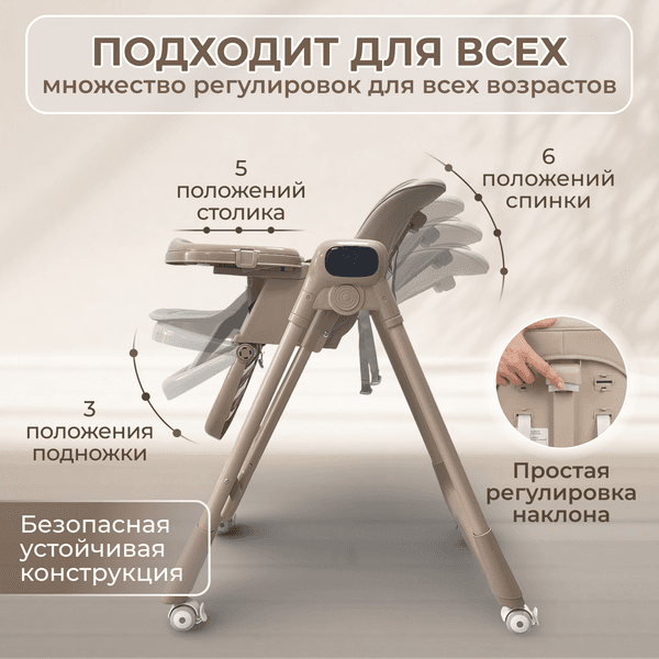 Стульчик для кормления Bubago Aurora BG 198-2 8