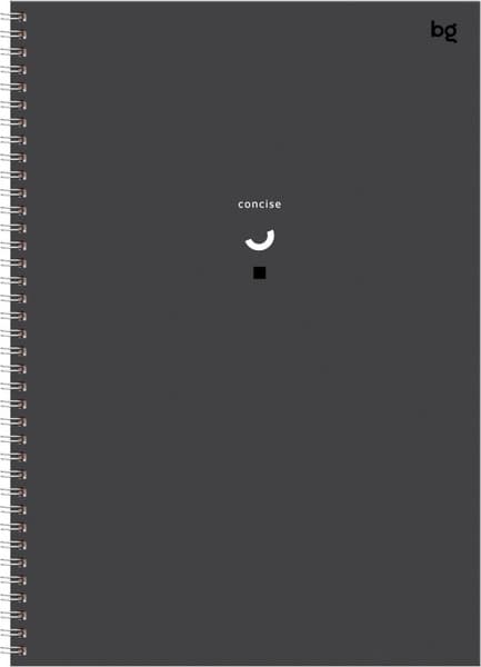 Тетрадь BG Monocolor. Black. Concise / Т4гр96 08485