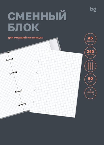 Сменный блок листов BG СБ5п240 06306 2