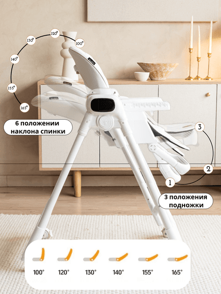 Стульчик для кормления VipBaby Polly 4в1 6