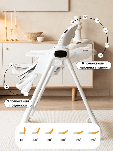Стульчик для кормления VipBaby Polly 4в1 3
