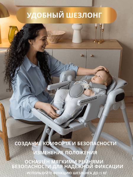 Стульчик для кормления VipBaby Polly 4в1 8