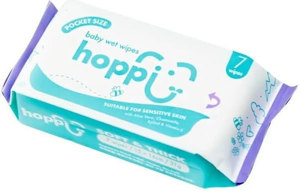 Влажные салфетки детские Hoppi В мини упаковке / HB-012 3