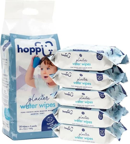 Влажные салфетки детские Hoppi C ледниковой водой / HB-008 4