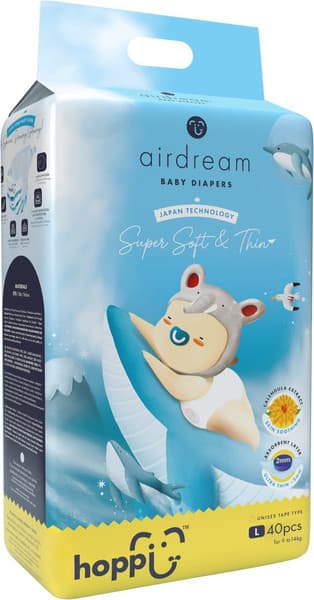 Подгузники детские Hoppi AirDream L 9-14кг / HB-028-L