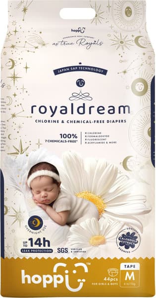 Подгузники детские Hoppi RoyalDream M 6-11кг / HB-040-M