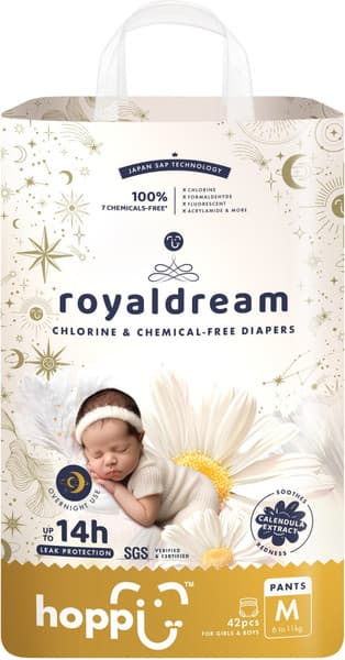 Подгузники-трусики детские Hoppi RoyalDream M 6-11кг / HB-041-M